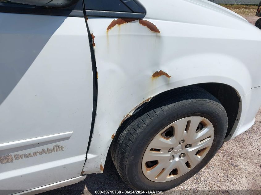 2016 Dodge Grand Caravan Se VIN: 2C7WDGBG1GR386593 Lot: 39715738