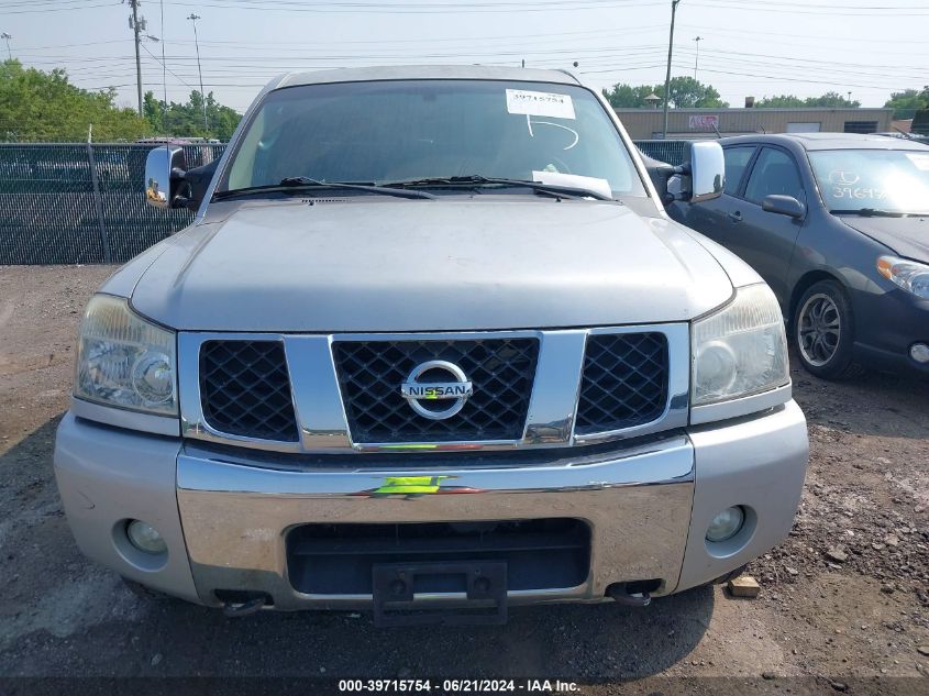 2006 Nissan Titan Xe/Se/Le VIN: 1N6BA06B96N530927 Lot: 39715754