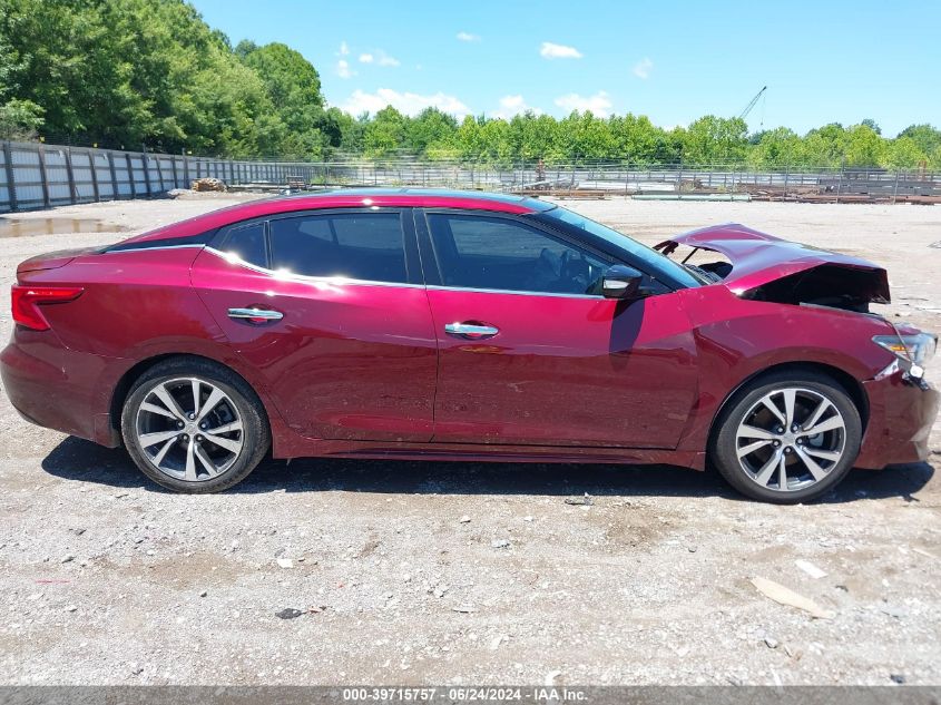 2017 Nissan Maxima 3.5 Sl VIN: 1N4AA6AP0HC403511 Lot: 39715757