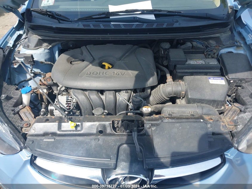 2012 Hyundai Elantra Gls (Ulsan Plant) VIN: KMHDH4AE1CU311831 Lot: 39715777