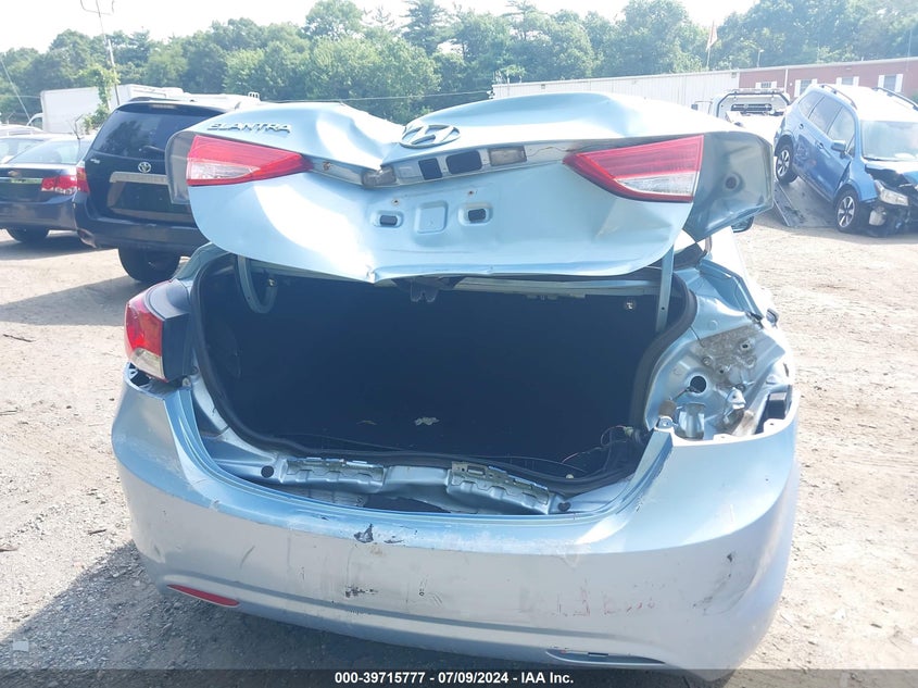 2012 Hyundai Elantra Gls (Ulsan Plant) VIN: KMHDH4AE1CU311831 Lot: 39715777