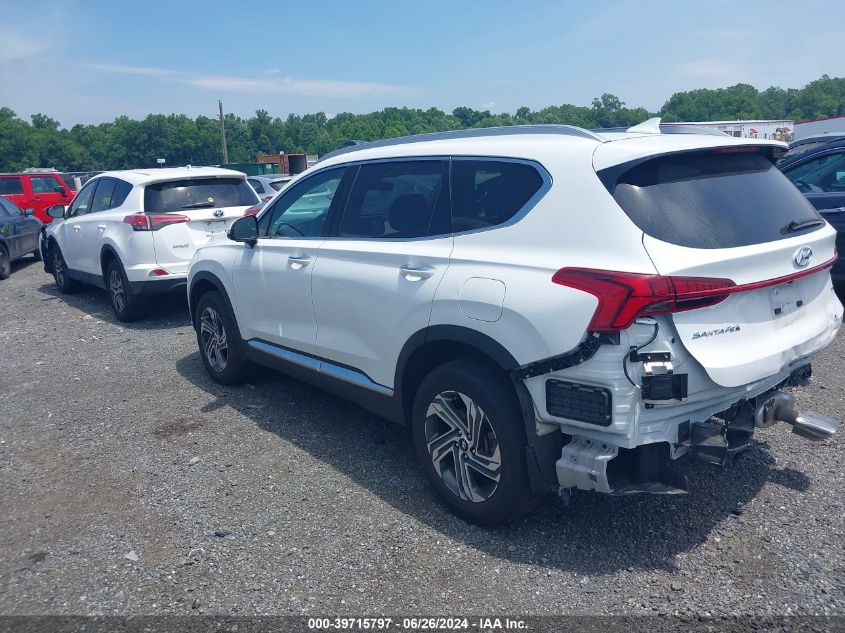 2022 Hyundai Santa Fe Sel VIN: 5NMS3DAJ2NH435964 Lot: 39715797