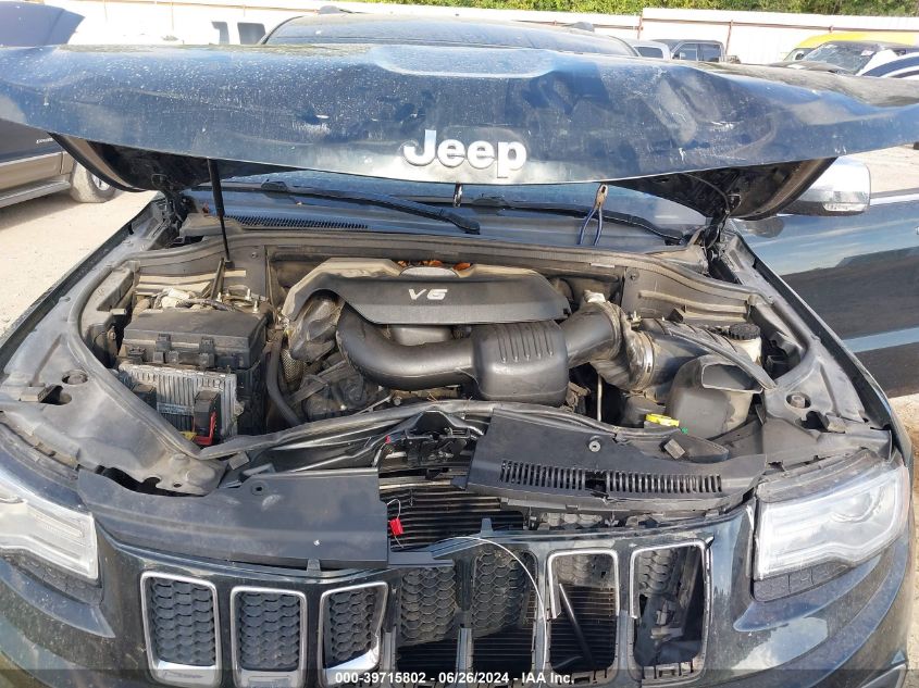 2014 Jeep Grand Cherokee Overland VIN: 1C4RJECG3EC290329 Lot: 39715802