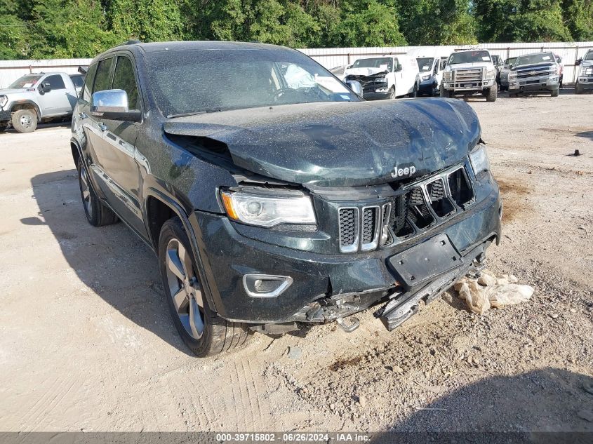 2014 Jeep Grand Cherokee Overland VIN: 1C4RJECG3EC290329 Lot: 39715802