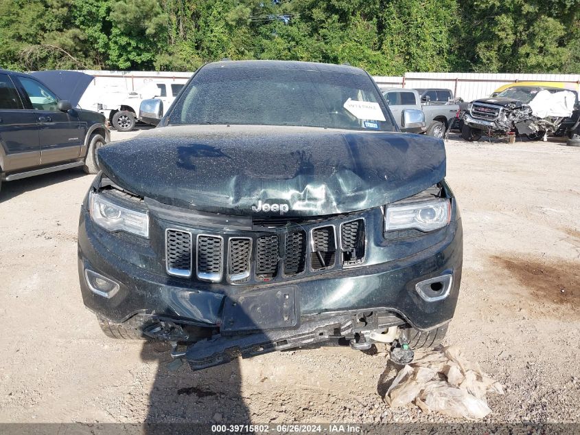 2014 Jeep Grand Cherokee Overland VIN: 1C4RJECG3EC290329 Lot: 39715802