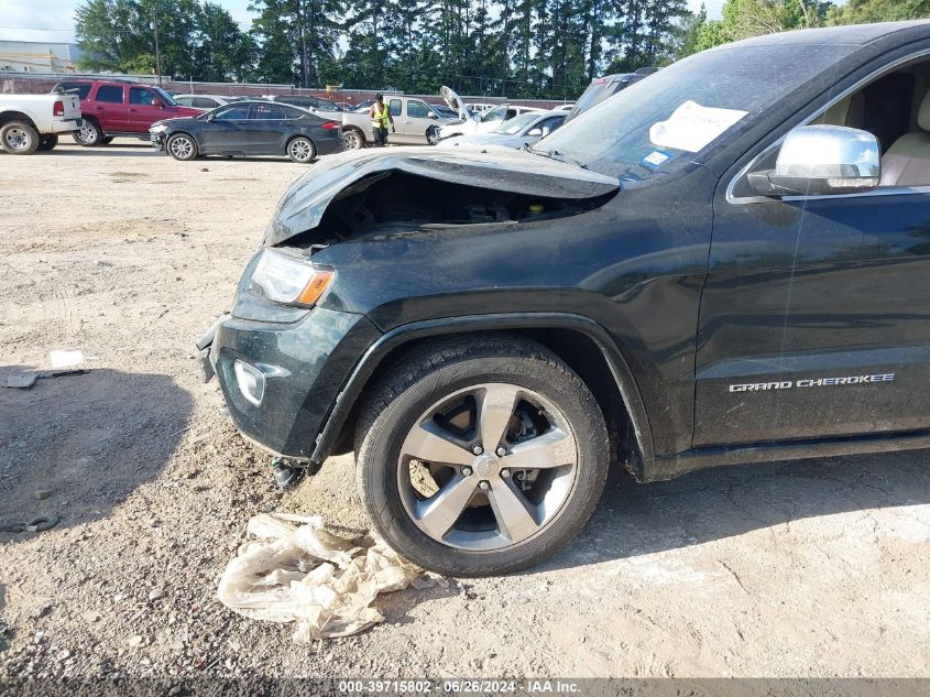 2014 Jeep Grand Cherokee Overland VIN: 1C4RJECG3EC290329 Lot: 39715802