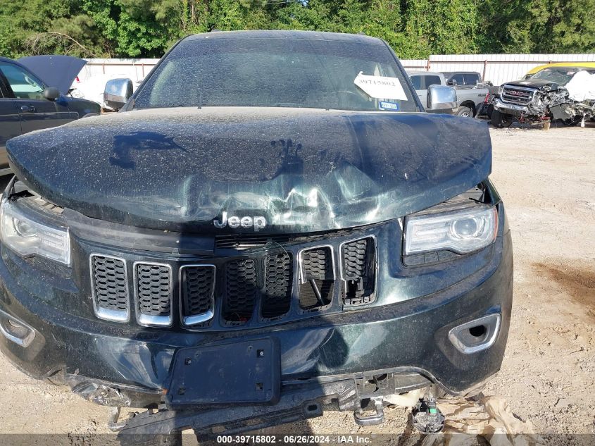 2014 Jeep Grand Cherokee Overland VIN: 1C4RJECG3EC290329 Lot: 39715802