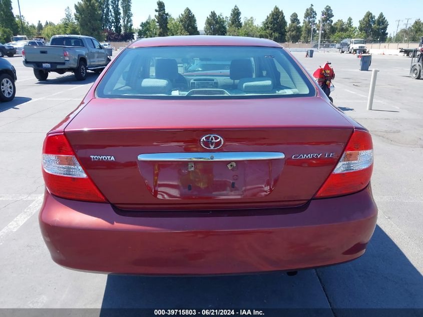 2004 Toyota Camry Le VIN: 4T1BE30K14U302517 Lot: 39715803