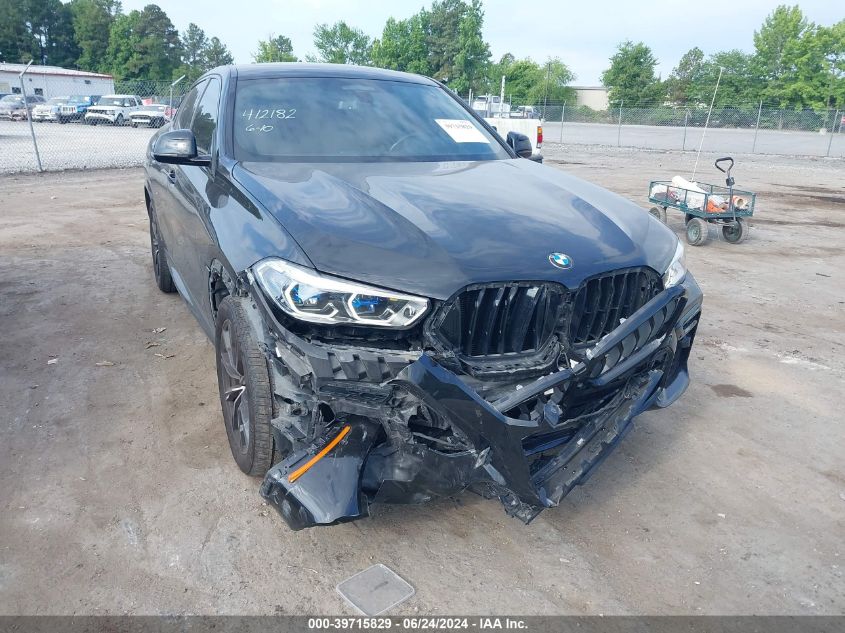 2022 BMW X6 xDrive40I VIN: 5UXCY6C01N9K27347 Lot: 39715829