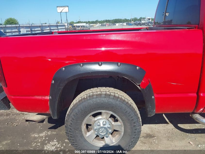 2007 Dodge Ram 2500 Slt/Trx4 Off Road/Sport/Power Wagon VIN: 1D7KS28C87J561182 Lot: 39715869