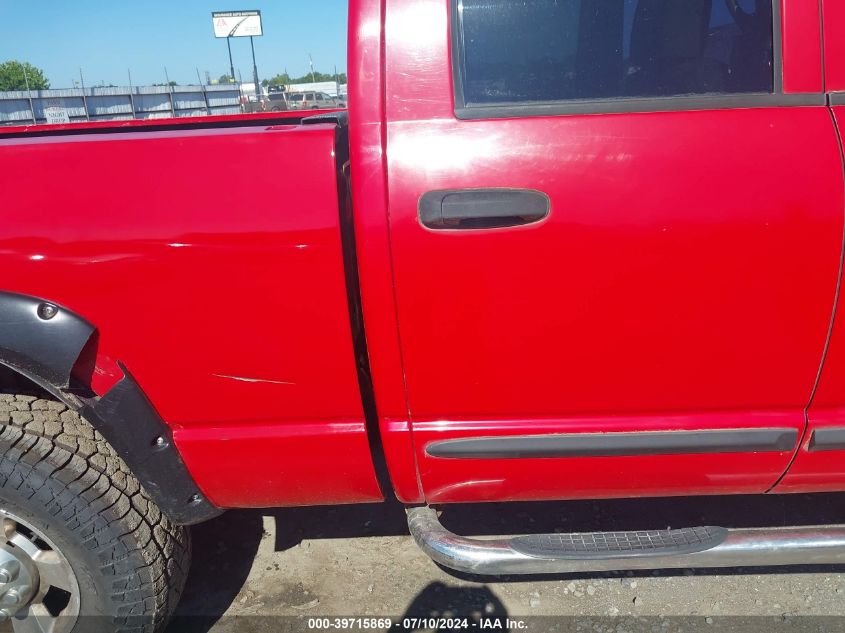 2007 Dodge Ram 2500 Slt/Trx4 Off Road/Sport/Power Wagon VIN: 1D7KS28C87J561182 Lot: 39715869