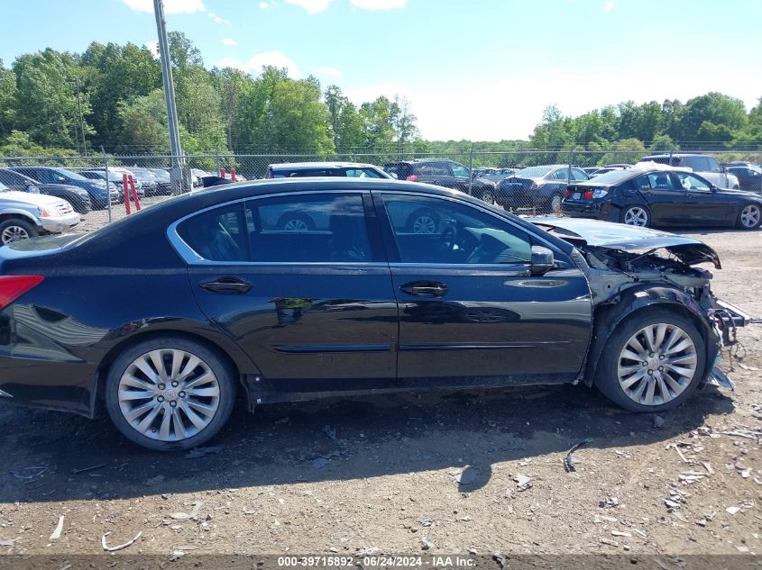 2014 Acura Rlx VIN: JH4KC1F70EC004502 Lot: 39715892