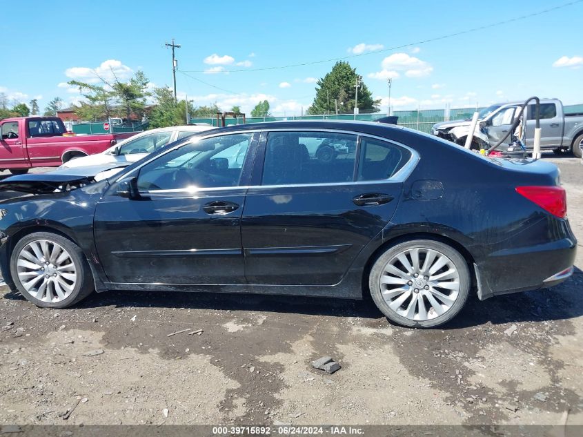 2014 Acura Rlx VIN: JH4KC1F70EC004502 Lot: 39715892