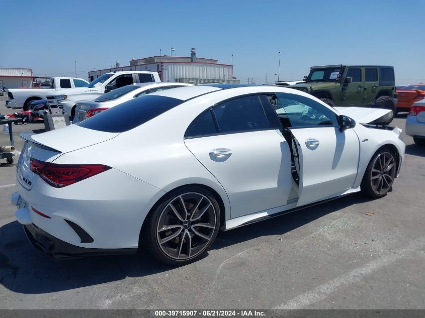 2022 Mercedes-Benz Cla Amg 35 4Matic VIN: W1K5J5BB0NN314326 Lot: 39715907