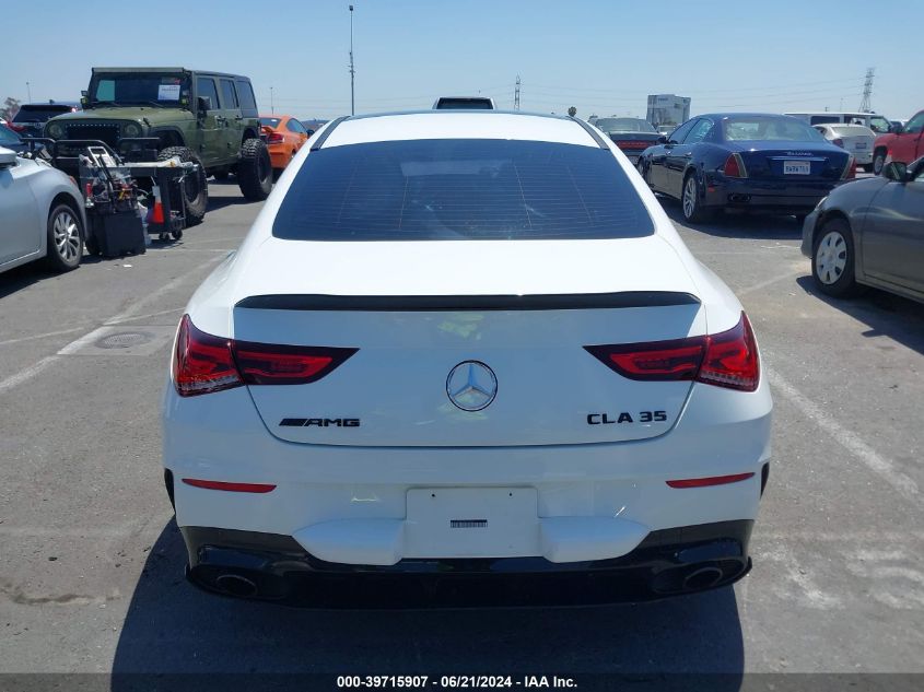 2022 Mercedes-Benz Cla Amg 35 4Matic VIN: W1K5J5BB0NN314326 Lot: 39715907