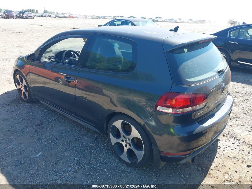 2011 Volkswagen Gti 2-Door VIN: WVWEV7AJ8BW040723 Lot: 39715908