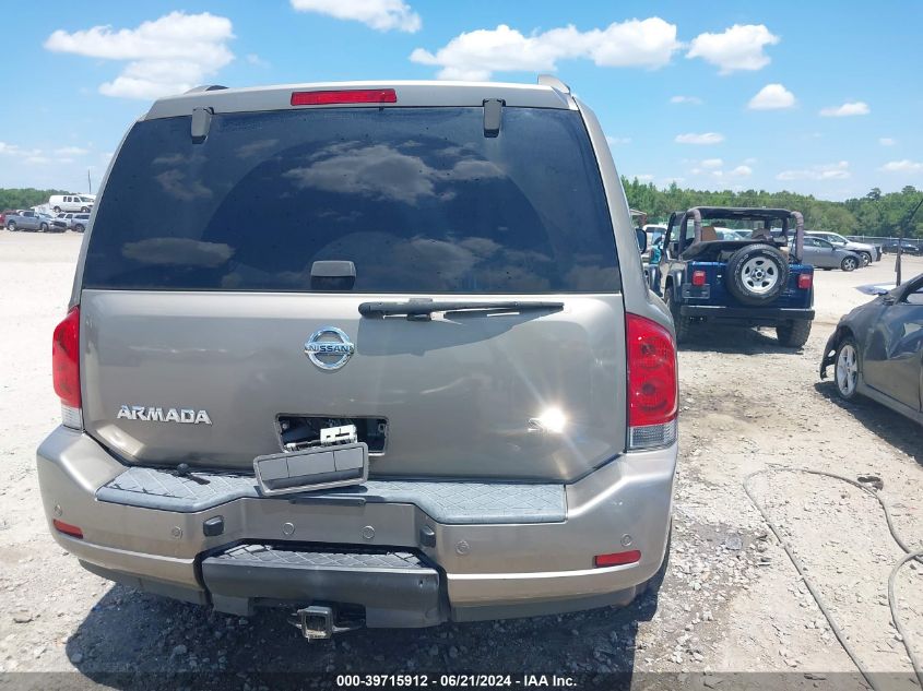 2008 Nissan Armada Se VIN: 5N1AA08D08N601718 Lot: 39715912