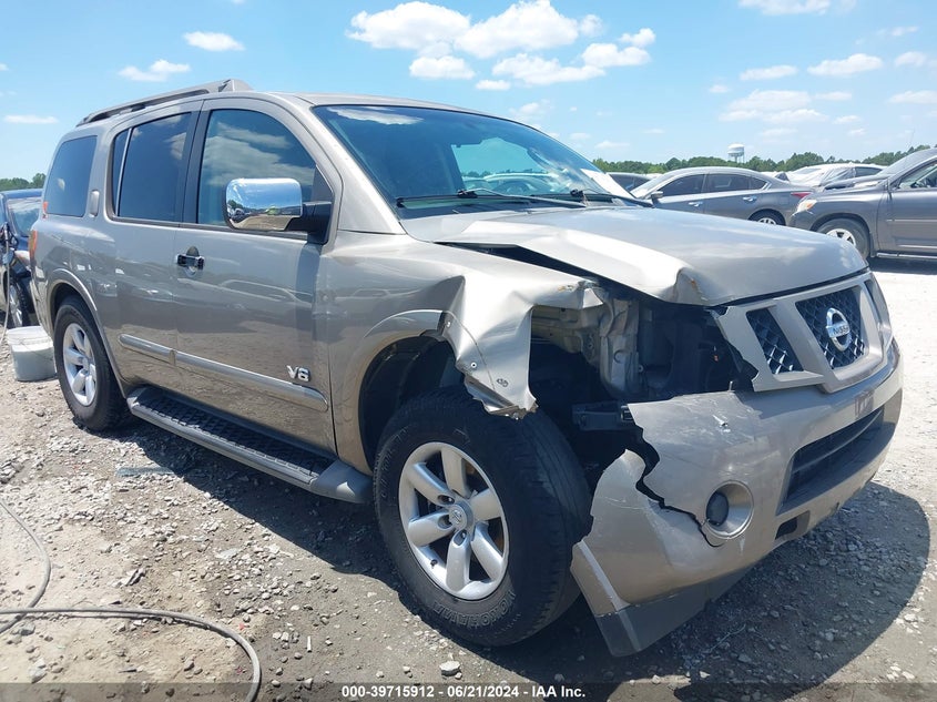 2008 Nissan Armada Se VIN: 5N1AA08D08N601718 Lot: 39715912