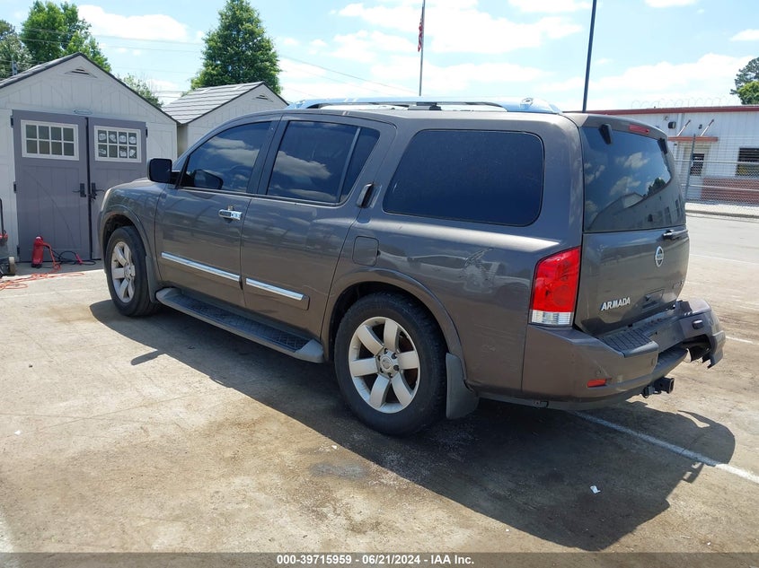 2013 Nissan Armada Sv/Sl/Platinum VIN: 5N1BA0ND0DN600491 Lot: 39715959