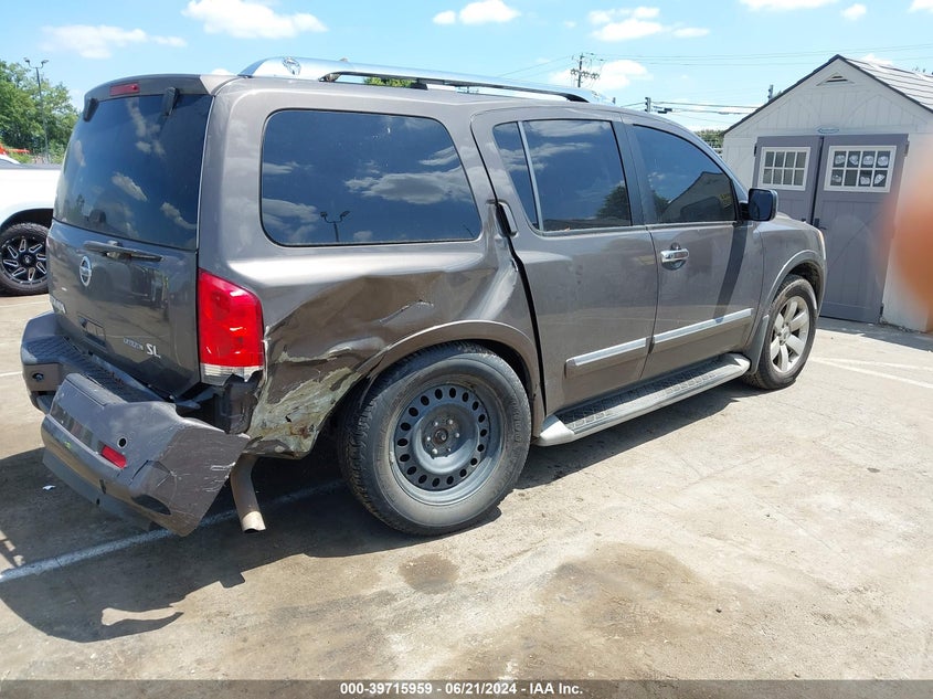 2013 Nissan Armada Sv/Sl/Platinum VIN: 5N1BA0ND0DN600491 Lot: 39715959