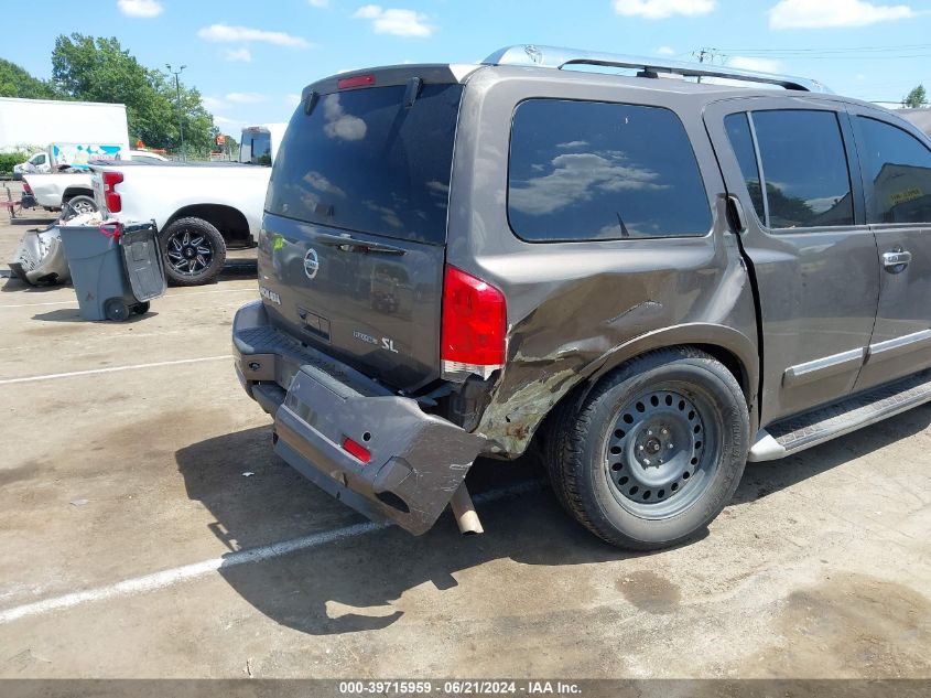 2013 Nissan Armada Sv/Sl/Platinum VIN: 5N1BA0ND0DN600491 Lot: 39715959