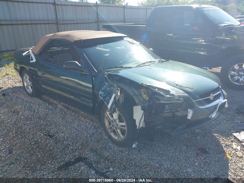 1996 Chrysler Sebring Jx VIN: 3C3EL45X6TT269206 Lot: 39715960