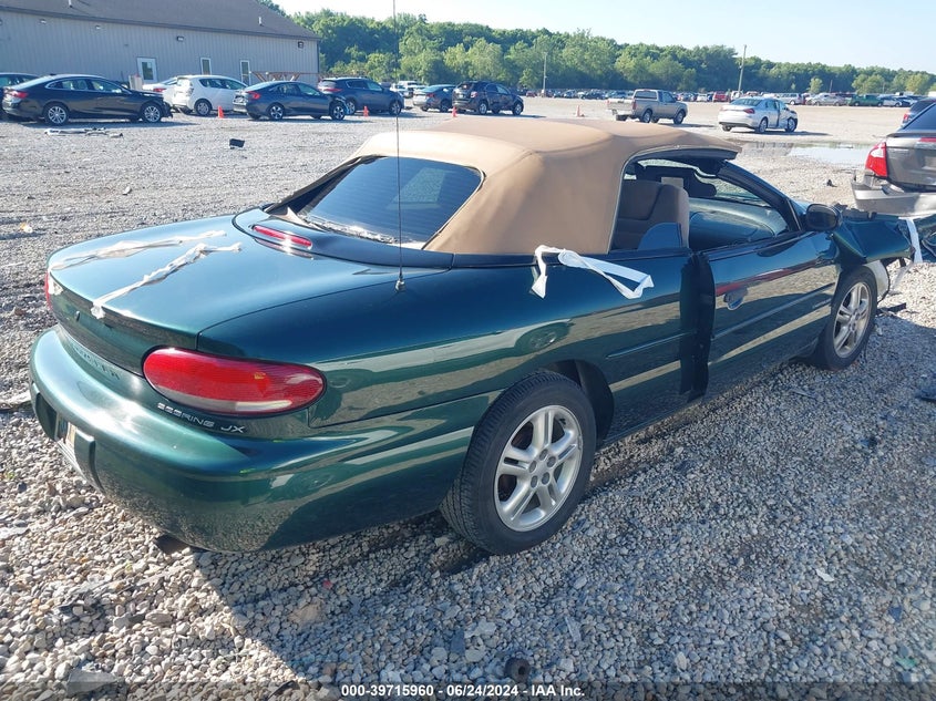 1996 Chrysler Sebring Jx VIN: 3C3EL45X6TT269206 Lot: 39715960