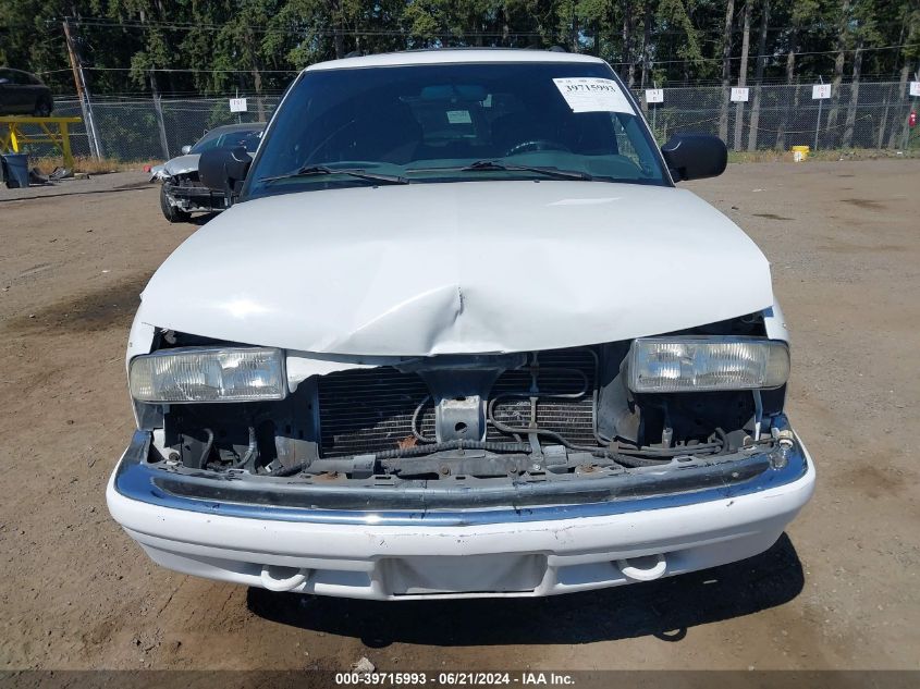 2000 Chevrolet Blazer Ls VIN: 1GNDT13W5Y2110368 Lot: 39715993