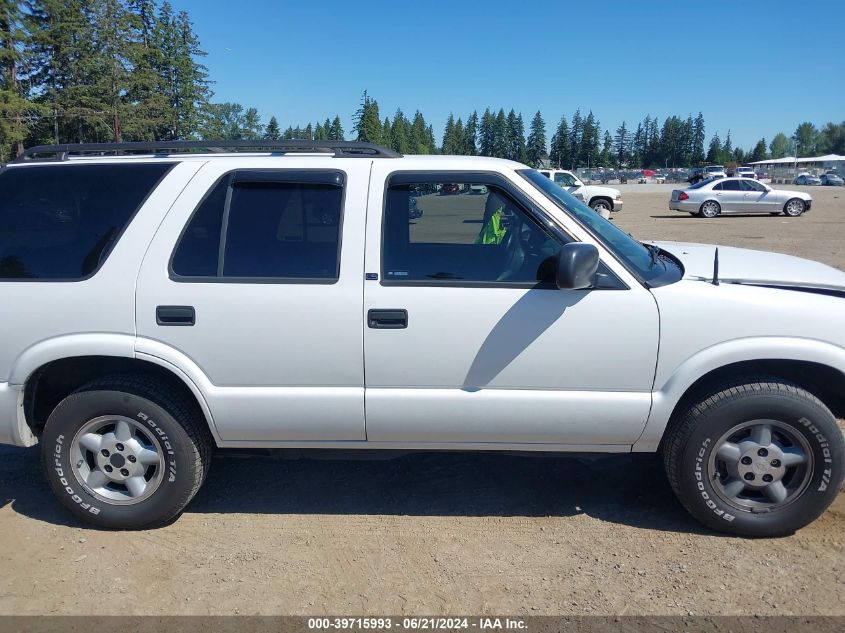 2000 Chevrolet Blazer Ls VIN: 1GNDT13W5Y2110368 Lot: 39715993