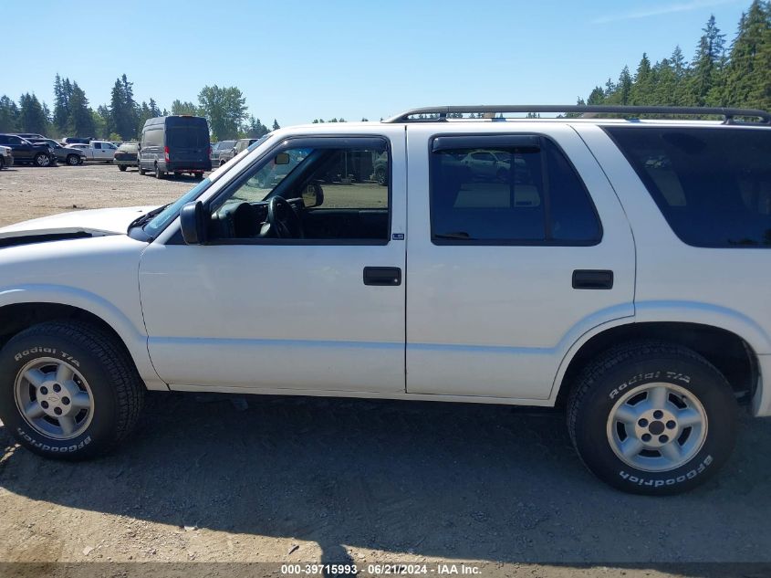 2000 Chevrolet Blazer Ls VIN: 1GNDT13W5Y2110368 Lot: 39715993
