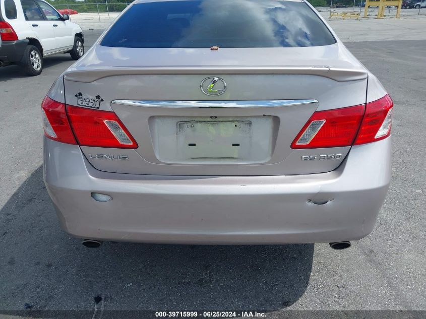 2007 Lexus Es 350 VIN: JTHBJ46G872090500 Lot: 39715999