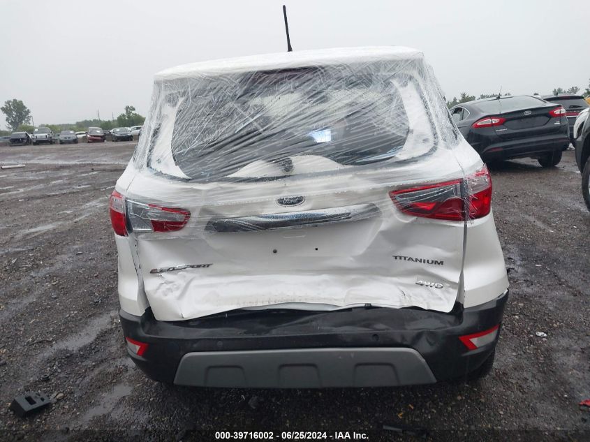2018 Ford Ecosport Titanium VIN: MAJ6P1WL9JC158436 Lot: 39716002