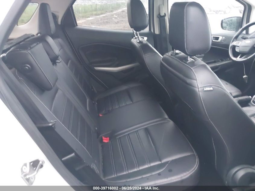 2018 Ford Ecosport Titanium VIN: MAJ6P1WL9JC158436 Lot: 39716002