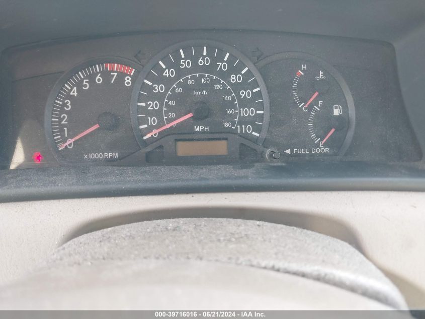 2003 Toyota Corolla Ce/Le VIN: JTDBR32EX32003960 Lot: 39716016