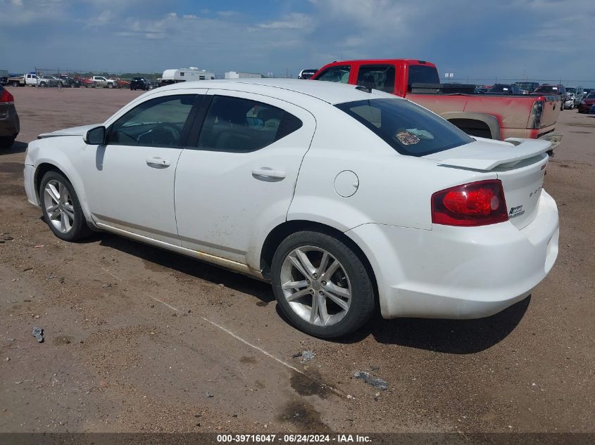 1C3CDZEG1CN123359 2012 Dodge Avenger Sxt Plus