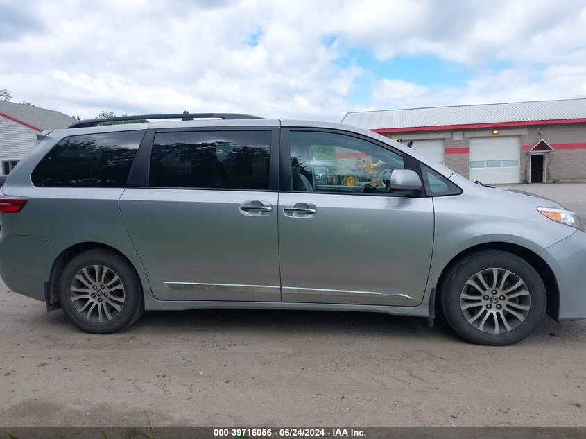 2018 Toyota Sienna Xle 8 Passenger VIN: 5TDYZ3DCXJS949004 Lot: 39716056