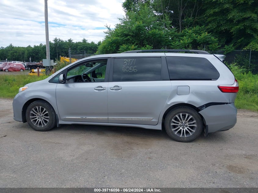 2018 Toyota Sienna Xle 8 Passenger VIN: 5TDYZ3DCXJS949004 Lot: 39716056