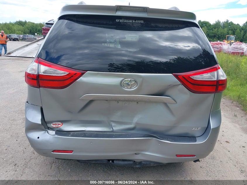 2018 Toyota Sienna Xle 8 Passenger VIN: 5TDYZ3DCXJS949004 Lot: 39716056