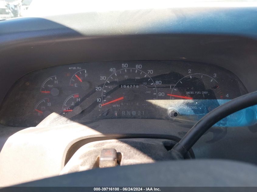 2001 Ford F-350 Lariat/Xl/Xlt VIN: 3FTSW31F81MA52809 Lot: 39716100