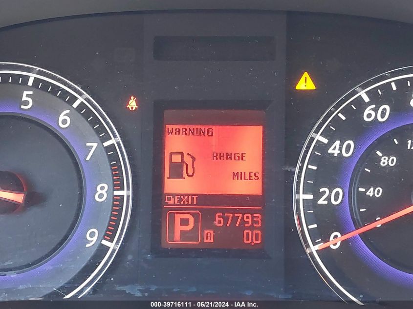 2009 Infiniti G37 Journey VIN: JNKCV61E19M311727 Lot: 39716111