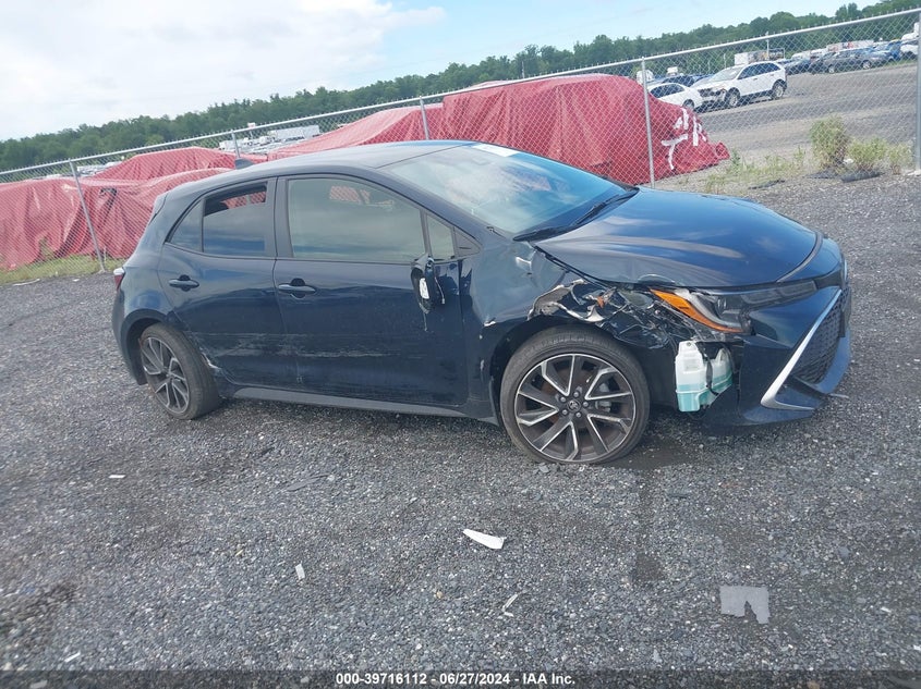 VIN JTNA4MBEXM3119442 2021 TOYOTA COROLLA XSE