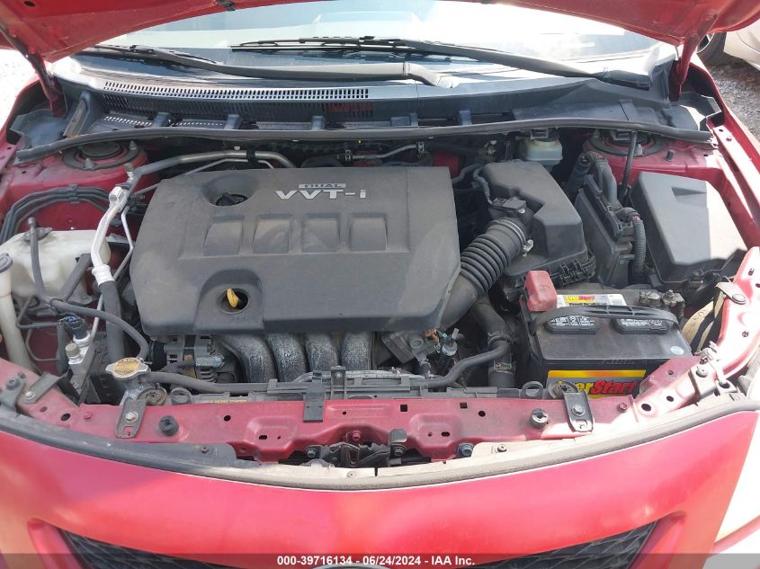 2009 Toyota Corolla Xle VIN: JTDBL40E799067268 Lot: 39716134