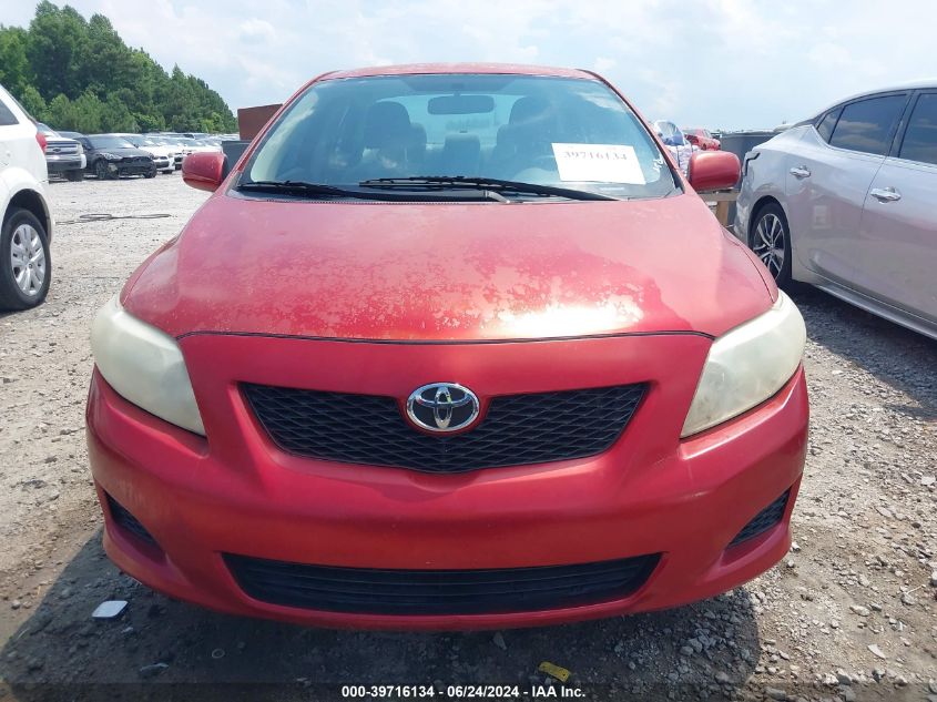 2009 Toyota Corolla Xle VIN: JTDBL40E799067268 Lot: 39716134