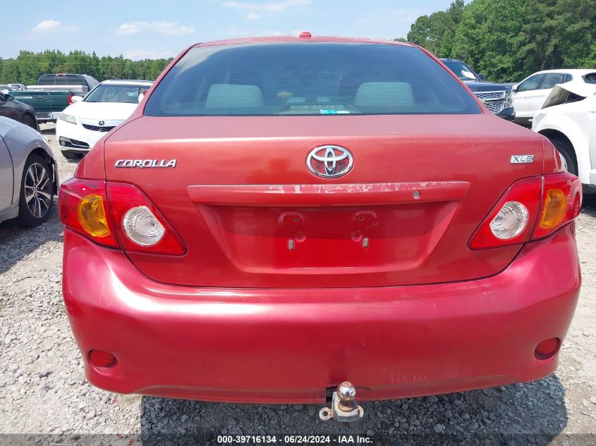 2009 Toyota Corolla Xle VIN: JTDBL40E799067268 Lot: 39716134