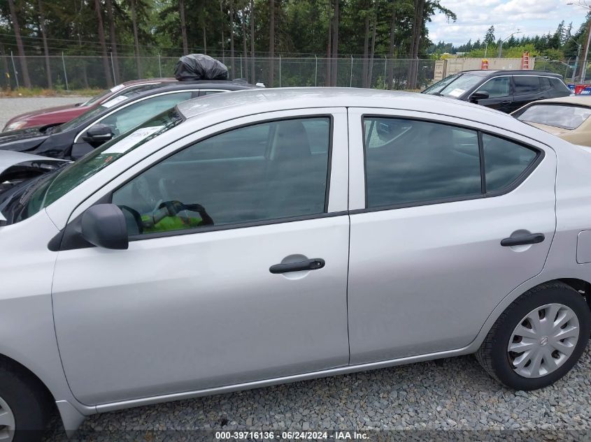 2014 Nissan Versa 1.6 S+ VIN: 3N1CN7AP3EL867697 Lot: 39716136