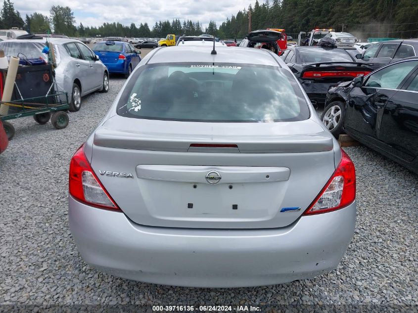 2014 Nissan Versa 1.6 S+ VIN: 3N1CN7AP3EL867697 Lot: 39716136