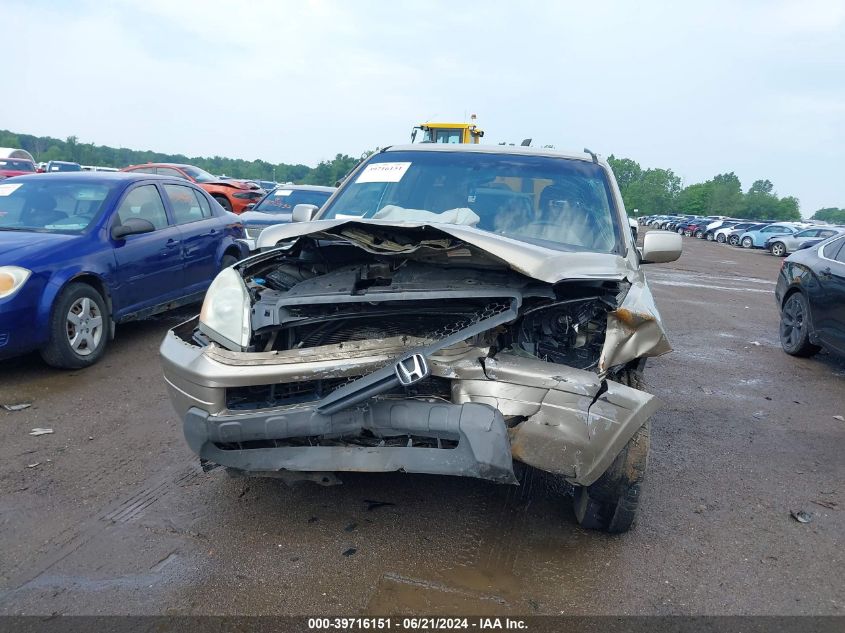 2005 Honda Pilot Ex VIN: 5FNYF18485B008595 Lot: 39716151