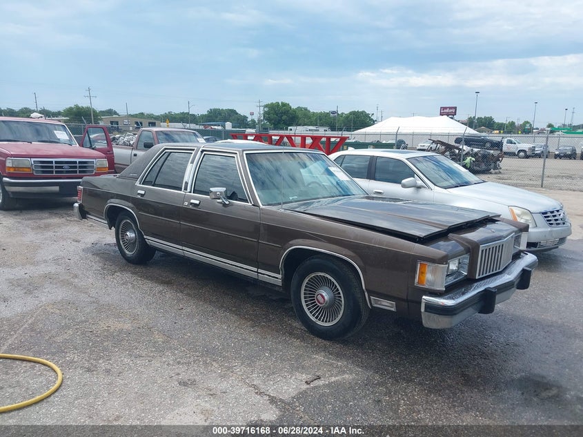1986 Mercury Grand Marquis VIN: 2MEBP95F3GX703866 Lot: 39716168