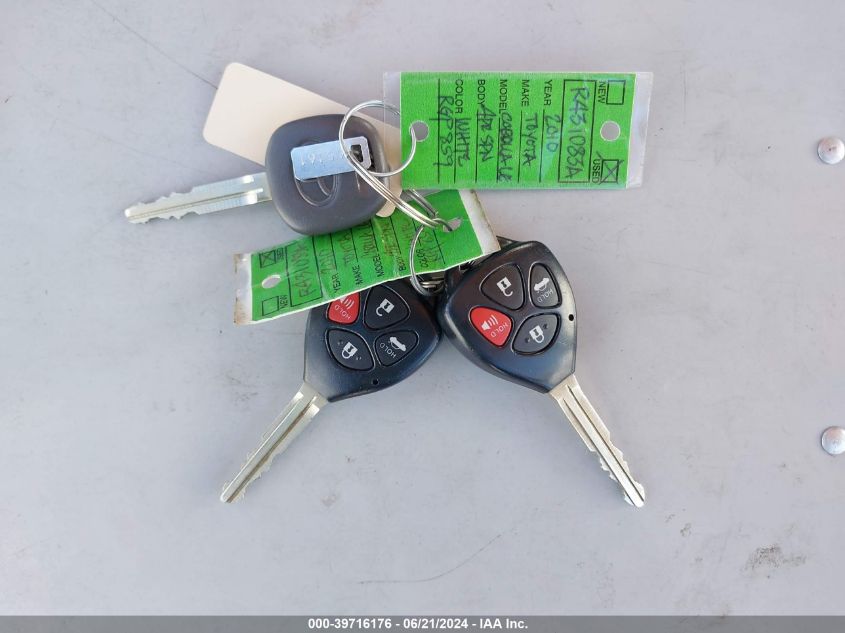 2010 Toyota Corolla Le/S/Xle VIN: 2T1BU4EE9AC478398 Lot: 39716176