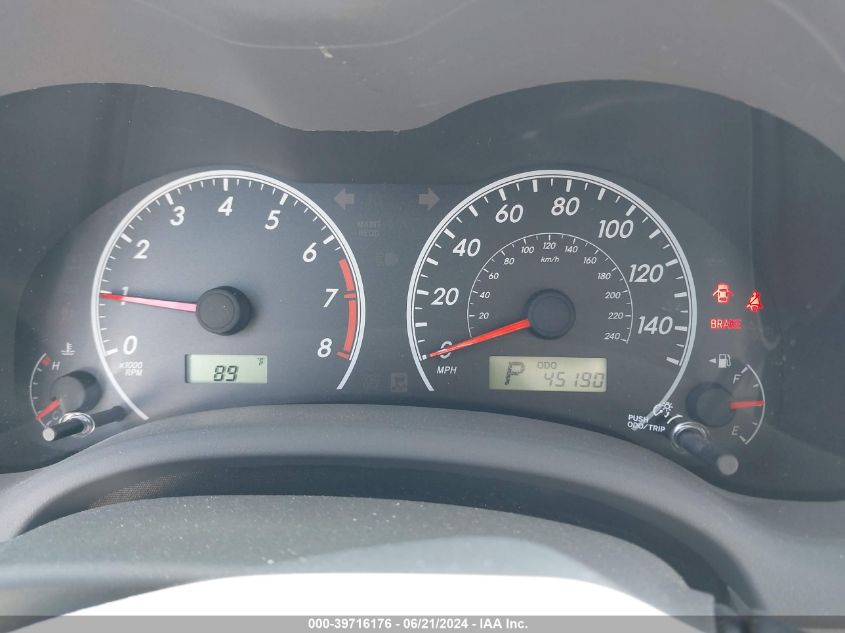 2010 Toyota Corolla Le/S/Xle VIN: 2T1BU4EE9AC478398 Lot: 39716176